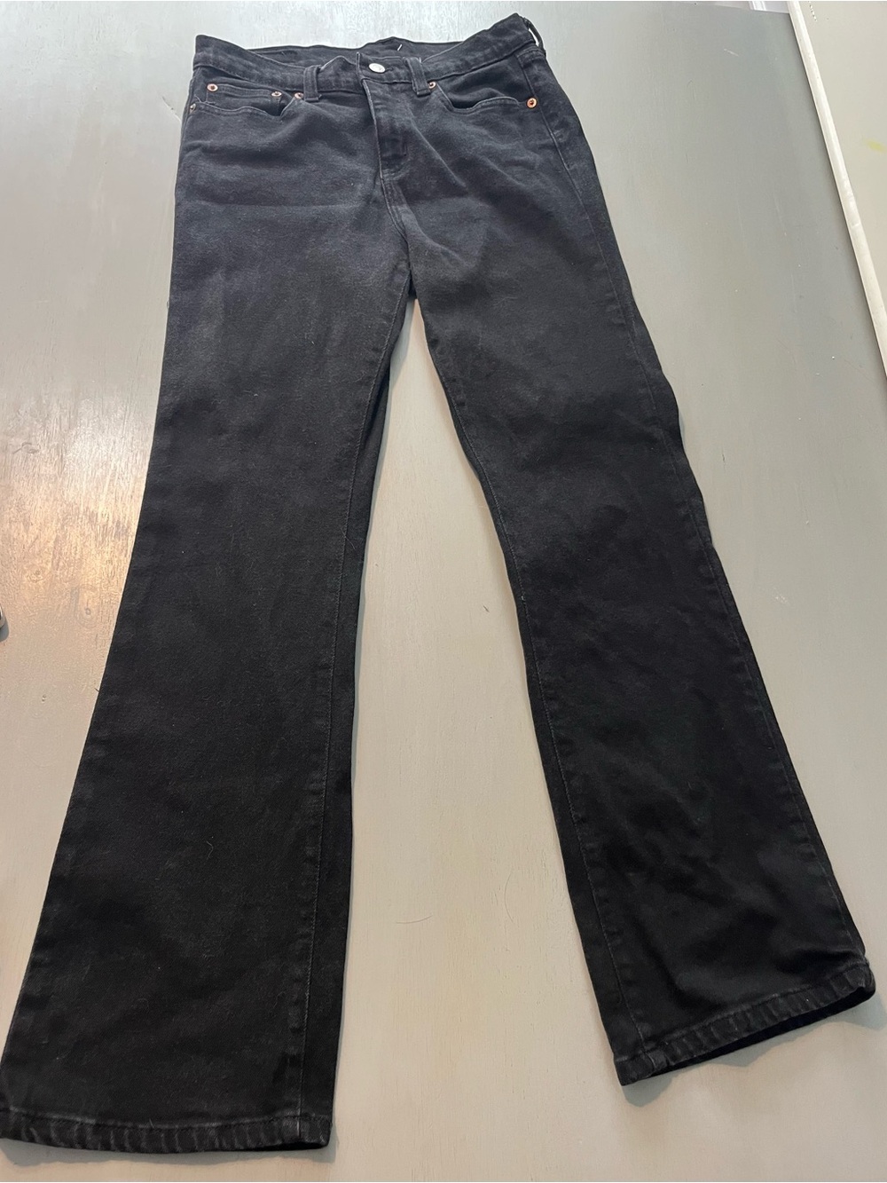 Ralph Lauren Polo Black Classic Bootcut Jeans Size 8